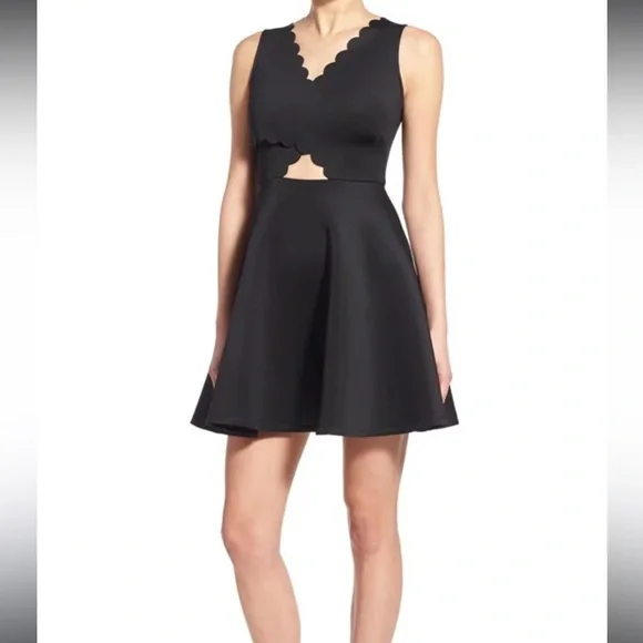 cream knit mini dress Wyoma Cream Knit Mini Dress - US 4